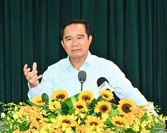  Đồng chí Nguyễn Văn Được kết luận hội nghị. Ảnh: VIỆT DŨNG 