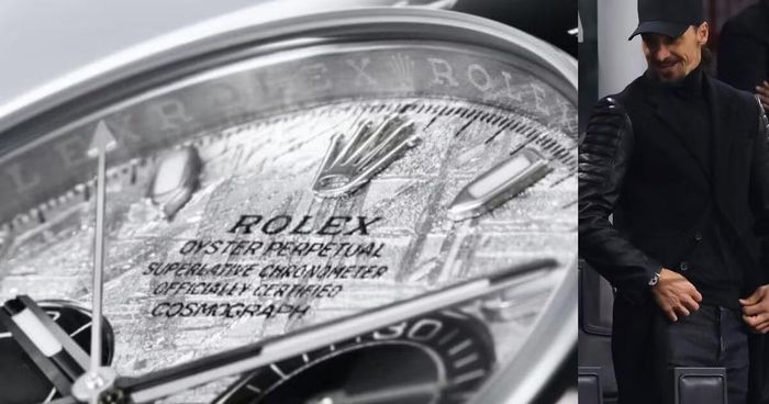 Chiếc Rolex Daytona 'Meteorite Dial' (Ref. 116519LN-0038). Siêu phẩm này sở hữu mặt số độc bản được chế tác từ đá thiên thạch tự nhiên, mang lại họa tiết vân Widmanstätten. Đi kèm bộ vỏ bằng vàng trắng 18k và vành bezel gốm Cerachrom đen, cỗ máy là sự hòa quyện hoàn hảo giữa kỹ nghệ cơ khí đỉnh cao và vẻ đẹp huyền bí của vũ trụ. (Ảnh: Rubber B)