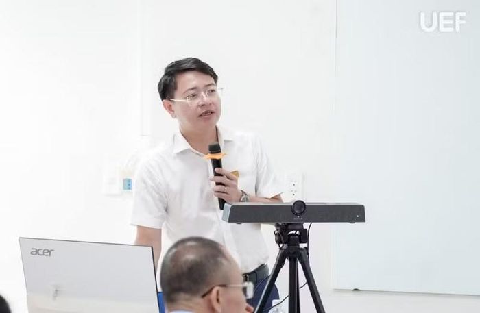 Hội nghị tập huấn công tác kiểm tra Kỳ thi tốt nghiệp THPT 2026 tại Trường Đại học Kinh tế - Tài chính. Ảnh: UEF.
