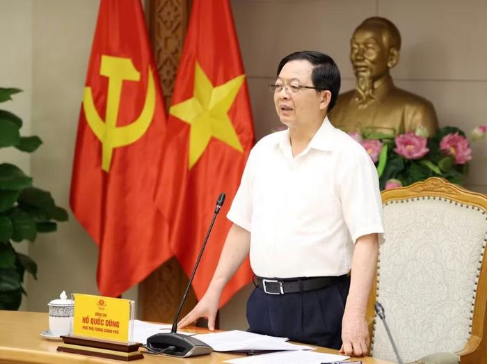 Phó Thủ tướng Hồ Quốc Dũng nhấn mạnh công nghệ chiến lược có ý nghĩa đặc biệt quan trọng đối với sự phát triển đất nước - Ảnh: VGP/Gia Huy