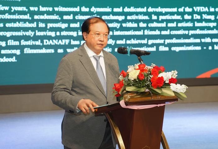 PGS.TS Tạ Quang Đông - Thứ trưởng Bộ Văn hóa, Thể thao và Du lịch - nhấn mạnh vai trò của các liên hoan phim quốc tế.