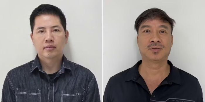 Bị can Võ Văn Nam và Diệp Văn Lập. Ảnh: BCA.