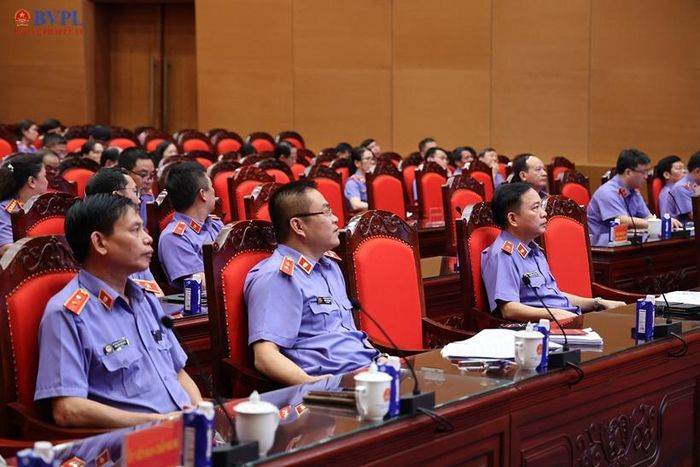  Đại biểu dự Hội nghị tại điểm cầu trụ sở VKSND tối cao.