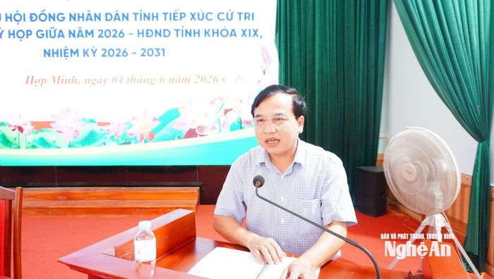 Đồng chí Nguyễn Như Khôi phát biểu tại hội nghị.