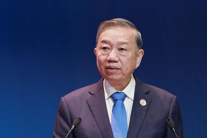  Tổng Bí thư, Chủ tịch nước Tô Lâm phát biểu chỉ đạo tại đại hội. Ảnh Báo Lao Động. 