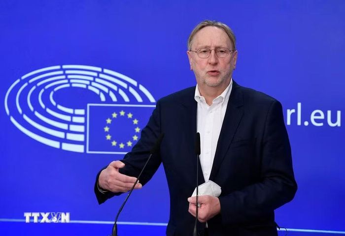 Chủ tịch Ủy ban thương mại quốc tế của Nghị viện châu Âu (EP), ông Bernd Lange. (Ảnh: AFP/TTXVN)
