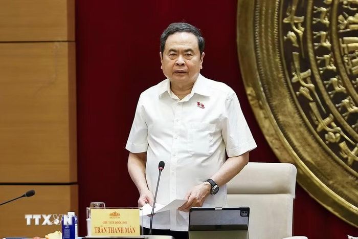 Chủ tịch Quốc hội Trần Thanh Mẫn. (Ảnh: Doãn Tấn/TTXVN)