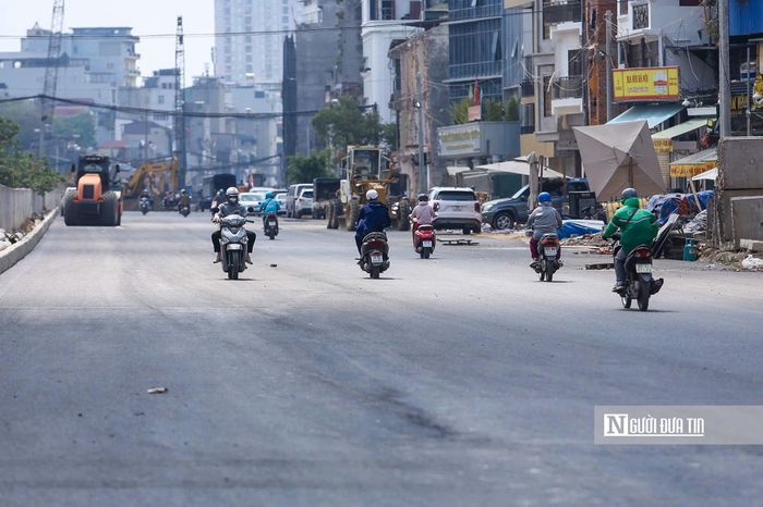 Việc đưa đoạn tuyến vào khai thác giúp các phương tiện lưu thông thuận lợi hơn, giảm tải áp lực giao thông cho tuyến đường La Thành.