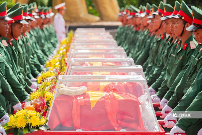 Cả 27 hài cốt liệt sĩ đều chưa xác định được thông tin.