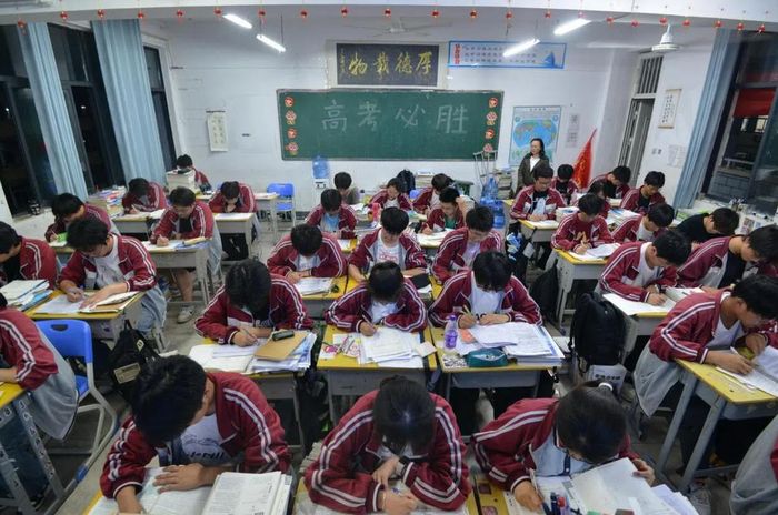 Gaokao là kỳ thi tuyển sinh đại học mang tính quyết định đối với tương lai của hàng triệu học sinh Trung Quốc. Ảnh: AFP