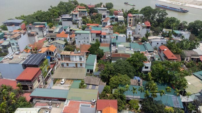 Khu vực dải đất là nơi tập trung toàn bộ khu dân cư của làng Bắc Cầu.