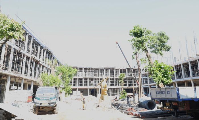 Trường Tiểu học Phù Đổng - cơ sở 1 (phường Hải Châu) dự kiến đưa vào sử dụng năm học 2026 - 2027. Ảnh: NGỌC HÀ