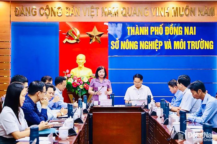 Quang cảnh buổi làm việc. Ảnh: B.Nguyên