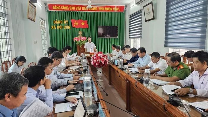  Quang cảnh buổi làm việc. Ảnh: Bình Dương 