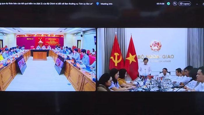  Quang cảnh hội nghị tại điểm cầu Trung ương. Ảnh: Dũng Nhân 