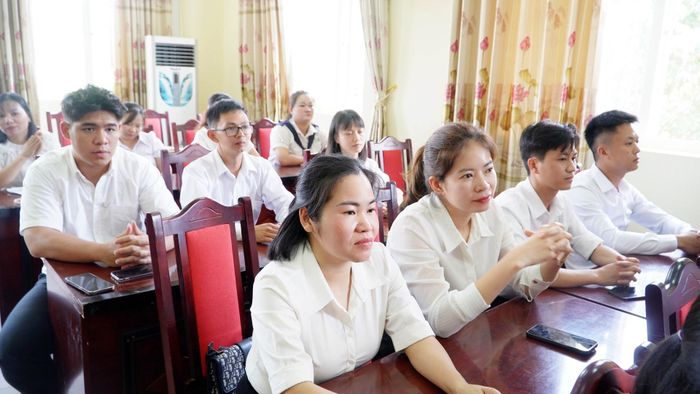 Học viên dự bế giảng.