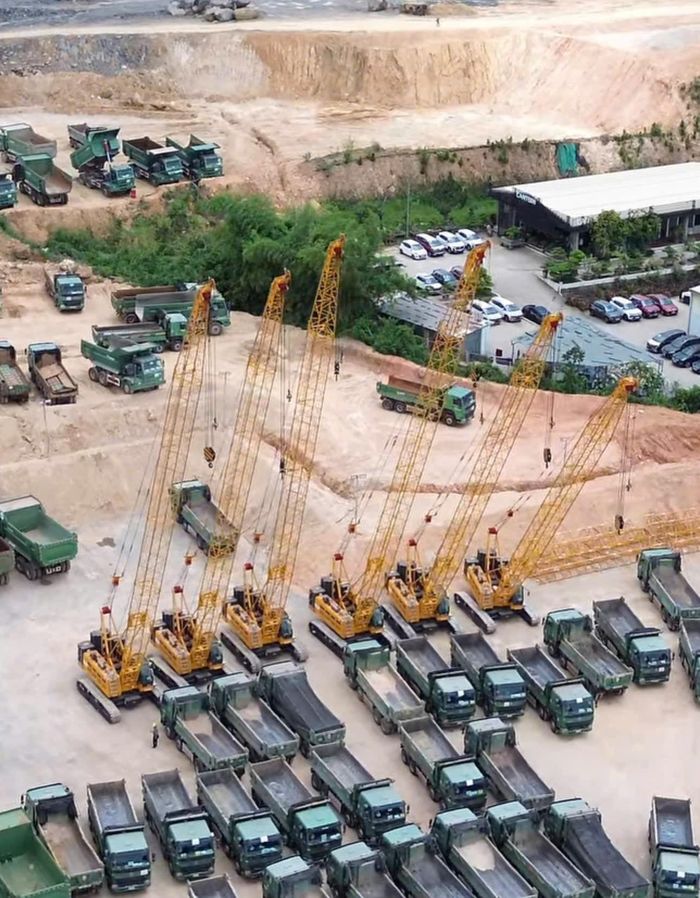 Một góc công trường đã sẵn sàng cho việc triển khai dự án. Ảnh: Đinh Công Lượng