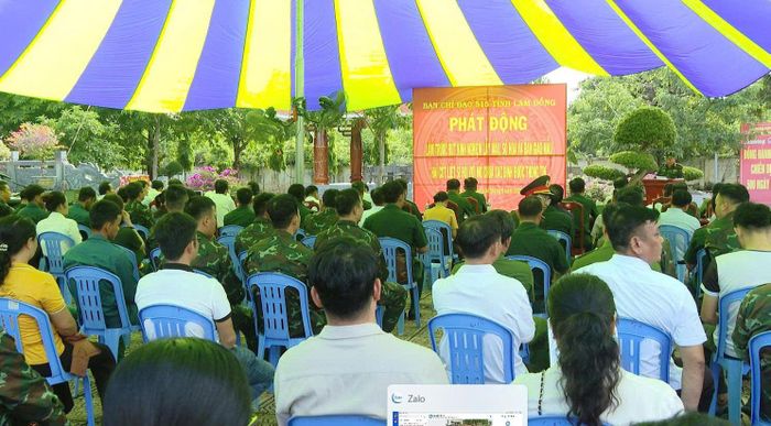 Ban Chỉ đạo 515 tỉnh Lâm Đồng phát động làm trước rút kinh nghiệm việc lấy mẫu, số hóa và bàn giao mẫu hài cốt liệt sĩ đối với phần mộ chưa xác định được thông tin