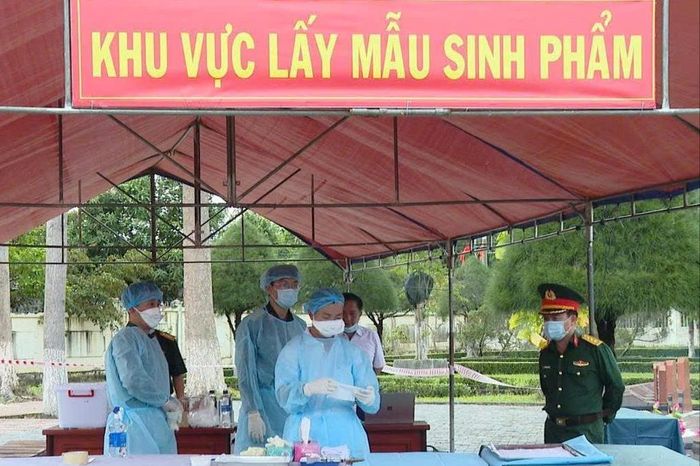 Khu vực lấy mẫu sinh phẩm hài cốt liệt sĩ phục vụ công tác giám định, xác định thông tin liệt sĩ