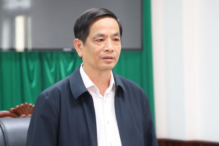 Đồng chí Võ Thanh Bình, Ủy viên Ban Thường vụ Tỉnh ủy, Trưởng Ban Tuyên giáo và Dân vận Tỉnh ủy phát biểu kết luận