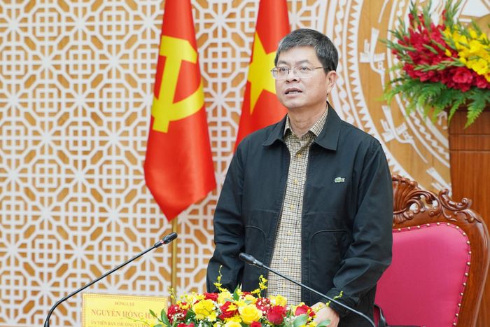 Ủy viên Ban Thường vụ Tỉnh ủy, Phó Chủ tịch UBND tỉnh Nguyễn Hồng Hải yêu cầu các địa phương nâng cao trách nhiệm người đứng đầu trong giải ngân vốn đầu tư và quy hoạch liên xã