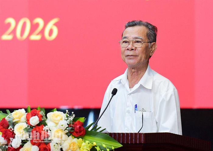 Cử tri xã Phát Diệm nêu ý kiến, kiến nghị tại hội nghị.