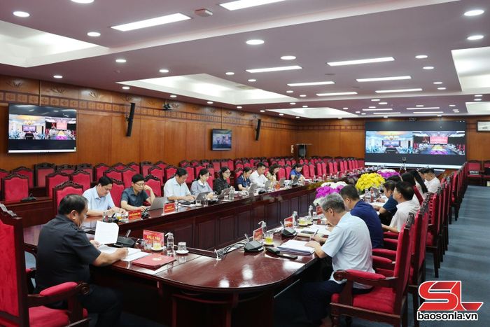 Cuộc làm việc được tổ chức trực tuyến.