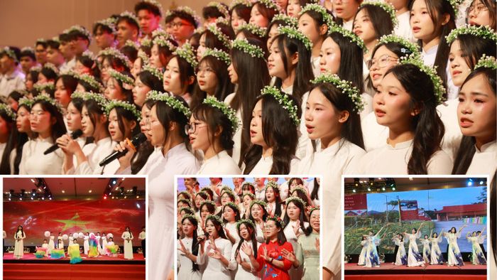 Khoảnh khắc xúc động của tuổi học trò trước khi bước vào chặng đường mới.