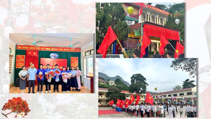  Trường THPT Xín Mần tổ chức chương trình tri ân và tổ chức Lễ kết nạp Đảng cho học sinh ưu tú, ghi dấu sự trưởng thành, nỗ lực học tập và rèn luyện của các em trước khi rời mái trường. 