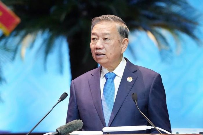 Tổng Bí thư, Chủ tịch nước Tô Lâm phát biểu chỉ đạo Đại hội. Ảnh: VGP.