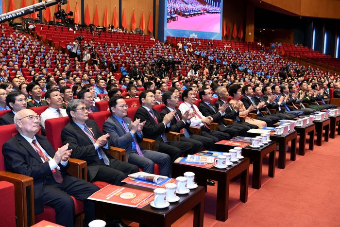 Các đại biểu dự Đại hội XIV Công đoàn Việt Nam