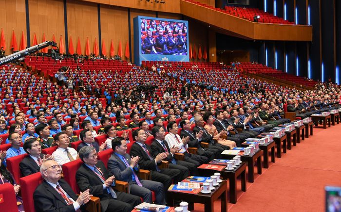 Các đại biểu dự Đại hội XIV Công đoàn Việt Nam