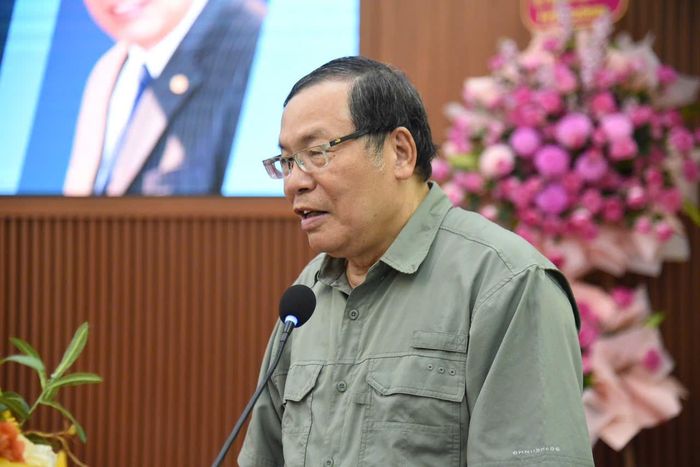 TS Chu Đức Tính, Nguyên Giám đốc Bảo tàng Hồ Chí Minh. Ảnh: Xuân Quý