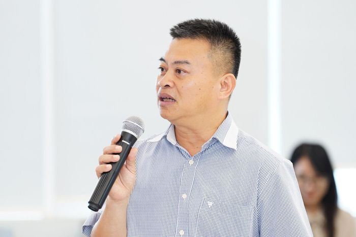 Phó Giám đốc Sở GD-ĐT Bắc Ninh Bạch Đăng Khoa chia sẻ tại Hội thảo