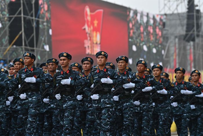 Khối lực lượng Tác chiến không gian mạng tham gia Lễ diễu binh, diễu hành chào mừng kỷ niệm 80 năm Quốc khánh nước Cộng hòa xã hội chủ nghĩa Việt Nam, ngày 2/9/2025. Ảnh: VGP