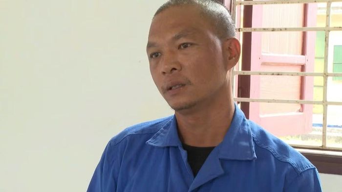 Hồ Văn Phương Tâm tại thời điểm bị Công an bắt giữ.