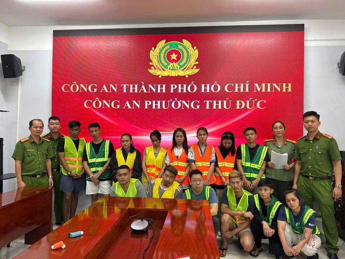Các đối tượng người nước ngoài có liên quan đến vụ việc tại trụ sở Công an phường Thủ Đức.