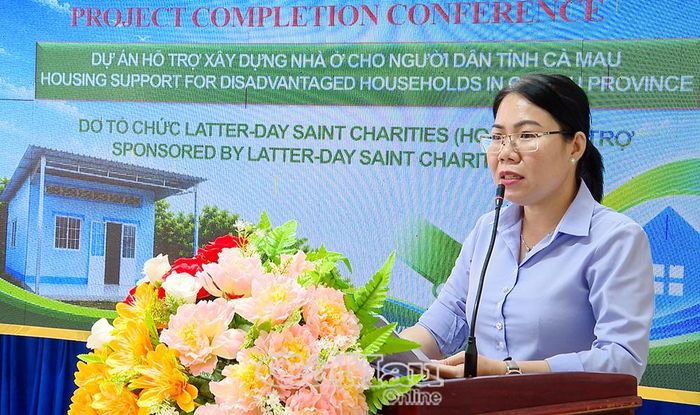 Tại hội nghị, bà Trần Việt Thùy, Phó Chủ tịch UBND xã Hòa Bình cho biết, xã được dự án hỗ trợ nhiều nhất với 35 căn nhà cho các hộ khó khăn, góp phần tích cực vào công tác an sinh xã hội và giảm nghèo bền vững của địa phương.