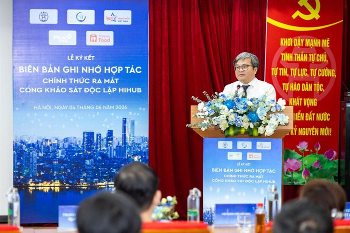 Phó Chủ tịch Ủy ban nhân dân thành phố Hà Nội Trương Việt Dũng phát biểu tại sự kiện.