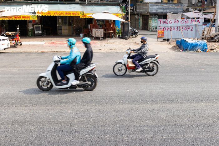 Mặt đường rộng, bằng phẳng tạo điều kiện thuận lợi cho các phương tiện lưu thông, đồng thời góp phần giảm áp lực giao thông trên tuyến La Thành và các khu vực lân cận vốn thường xuyên xảy ra ùn tắc.