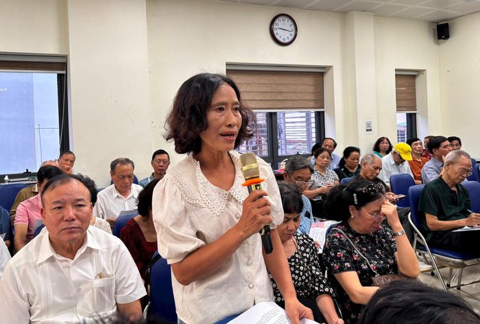 Đại biểu tham gia góp ý kiến, đề xuất tại hội nghị. Ảnh: An Quyên