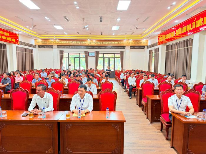 Các đại biểu tham dự lễ phát động. Ảnh: Thanh Hà