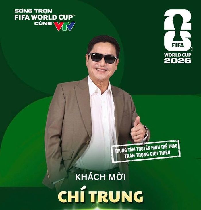 NSƯT Chí Trung cùng nhiều nghệ sĩ góp mặt trong các chương trình liên quan đến World Cup 2026.
