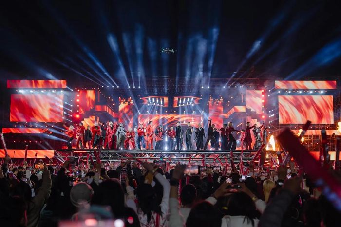 Các concert “Anh trai vượt ngàn chông gai” từng thu hút hàng vạn khán giả trẻ, nhờ tận dụng tốt quảng bá trên các nền tảng số. Ảnh: Báo Đại Đoàn Kết.