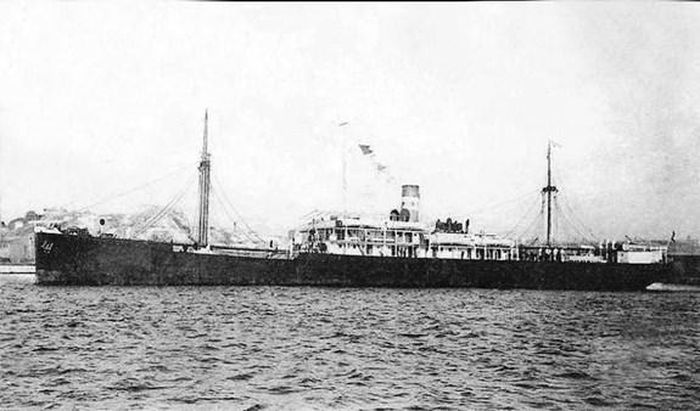 Một con tàu rời đi từ Bến Nhà Rồng năm 1911. Ảnh Tư liệu/TTXVN