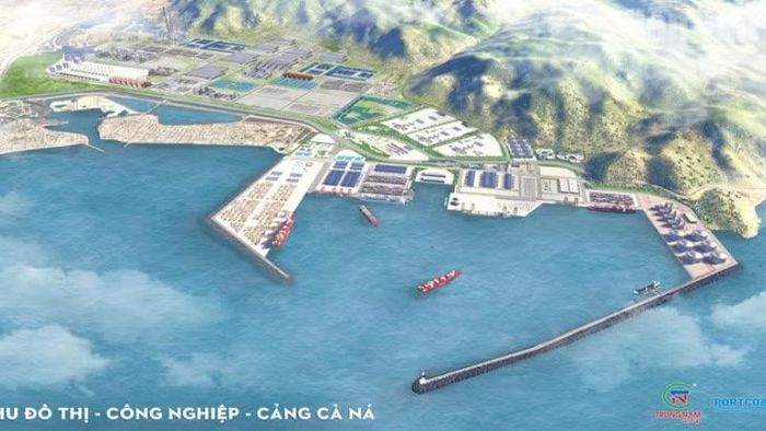 Phác thảo Khu đô thị-công nghiệp-cảng Cà Ná.