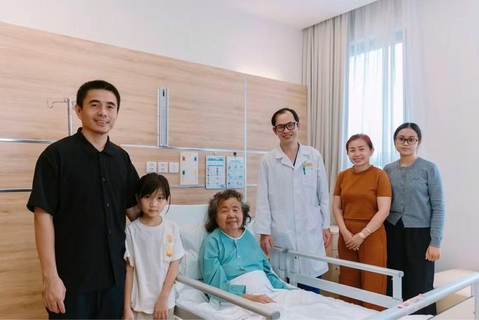 Bệnh nhân chóng bình phục sau ca phẫu thuật.