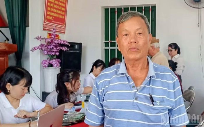 Ông Trần Xuân Hiển (thôn Năng An) cho biết: Gia đình đồng thuận trả mặt bằng sau 5 ngày nhận thông báo thu đất của xã Thư Vũ.