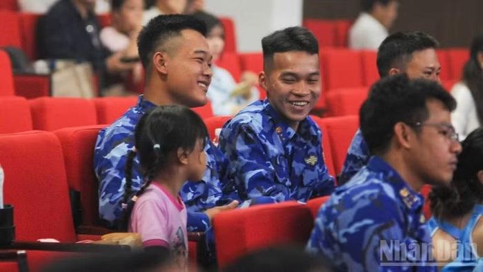 Các chiến sĩ tại chương trình.