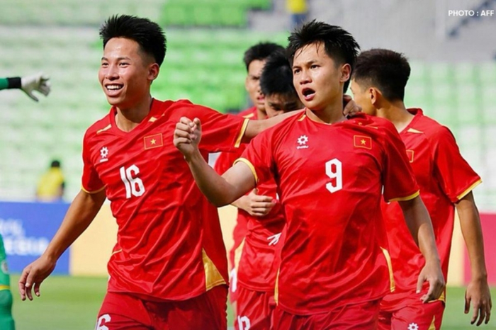 U19 Việt Nam giành chiến thắng đậm đà trước U19 Myanmar. Ảnh: AFF 